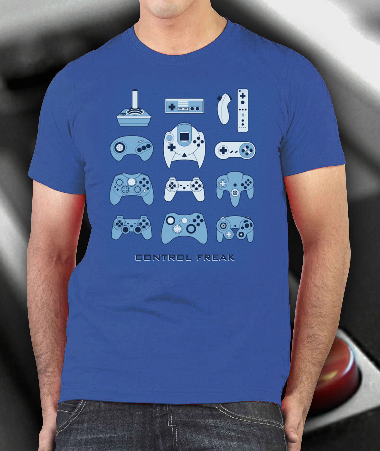 Game Consoles Controllers Control Freak T-Shirt