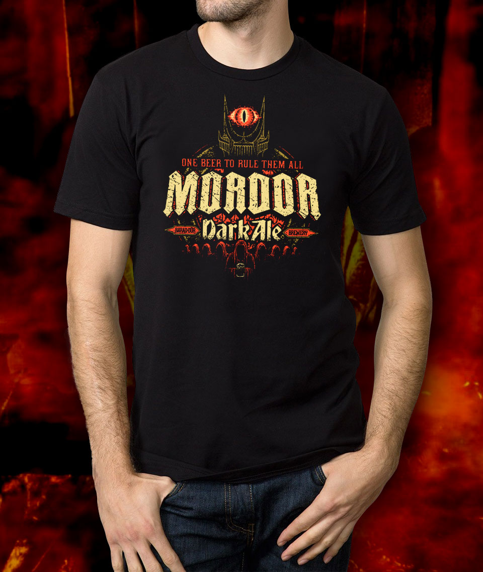 Lord of the Rings Mordor Dark Ale T-Shirt